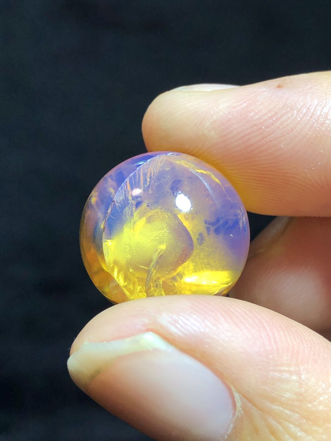 缅甸精品琥珀专场 收藏级缅甸天然琥珀圆珠（内含🥚圆形包裹体）