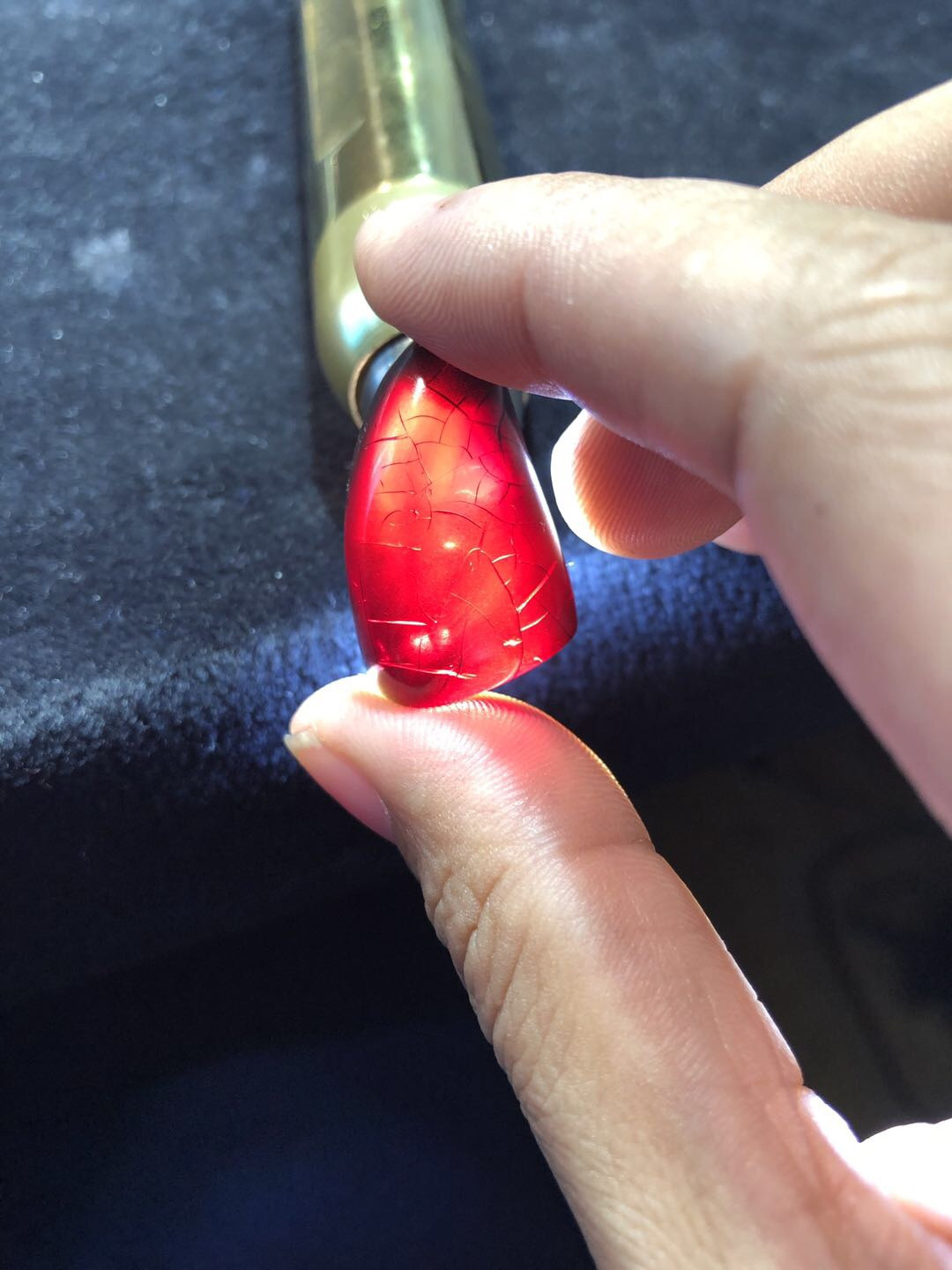 缅甸精品琥珀专场 缅甸天然酒红色血珀原石