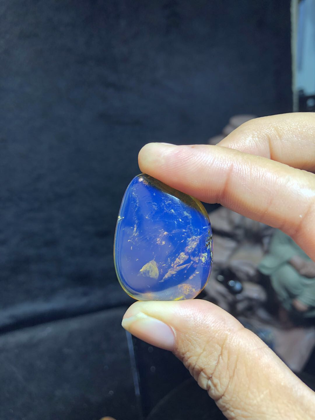 缅甸精品琥珀专场 缅甸天然高白蓝琥珀