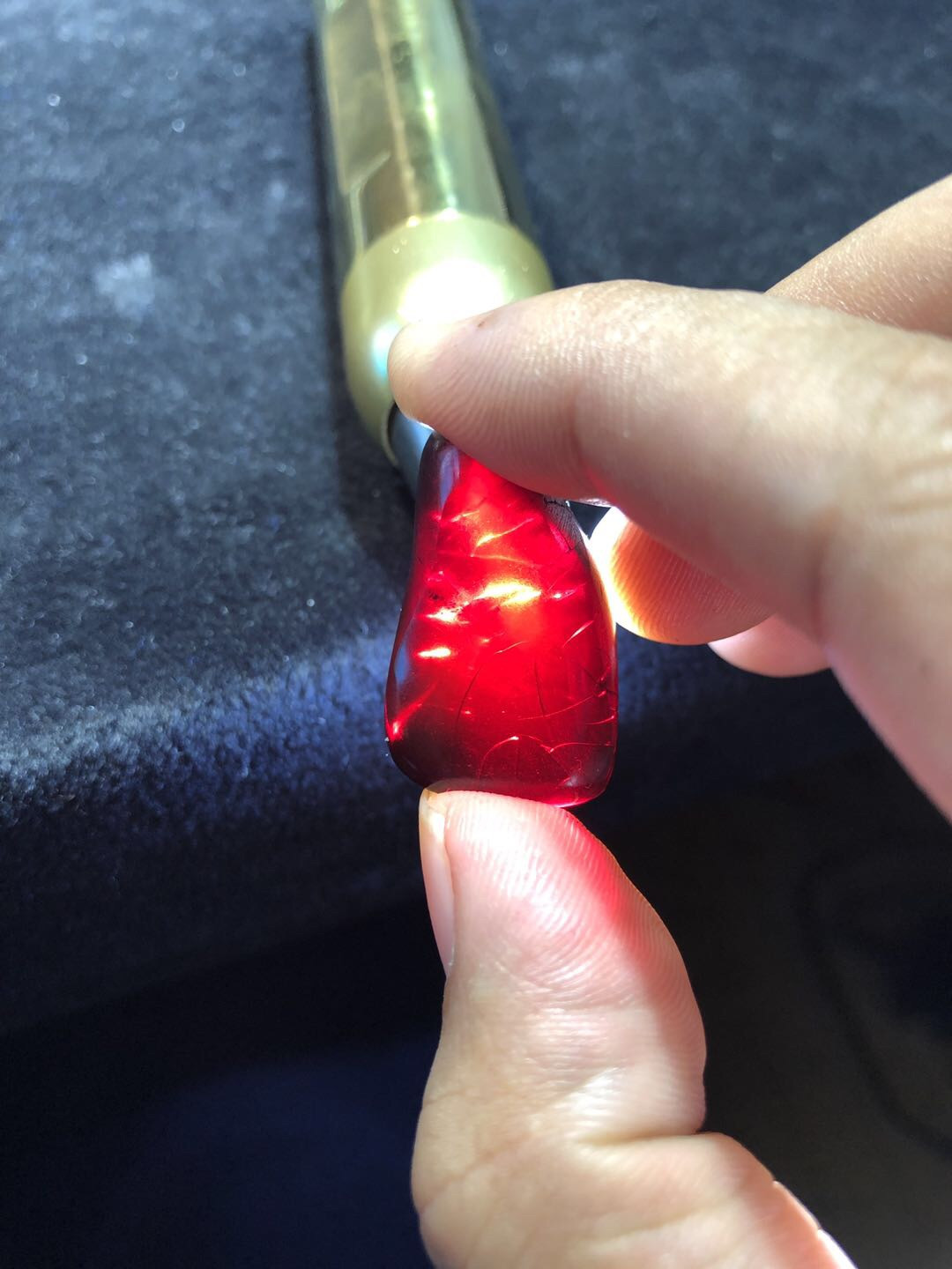 缅甸精品琥珀专场 缅甸天然酒红色血珀原石