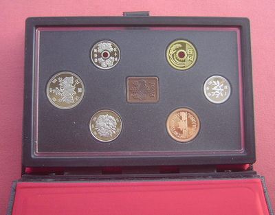 S&S Numismatic世界钱币-拍卖第29期-北京国际钱币展专场 - 日本1987年 1円-500円 6枚精制套币官方卡币 黑皮首年