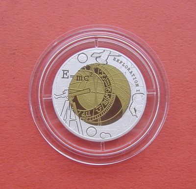 S&S Numismatic世界钱币-拍卖第29期-北京国际钱币展专场 - 加纳2017年 太空探索系列1 5塞地银+钽双色纪念银币 盒证