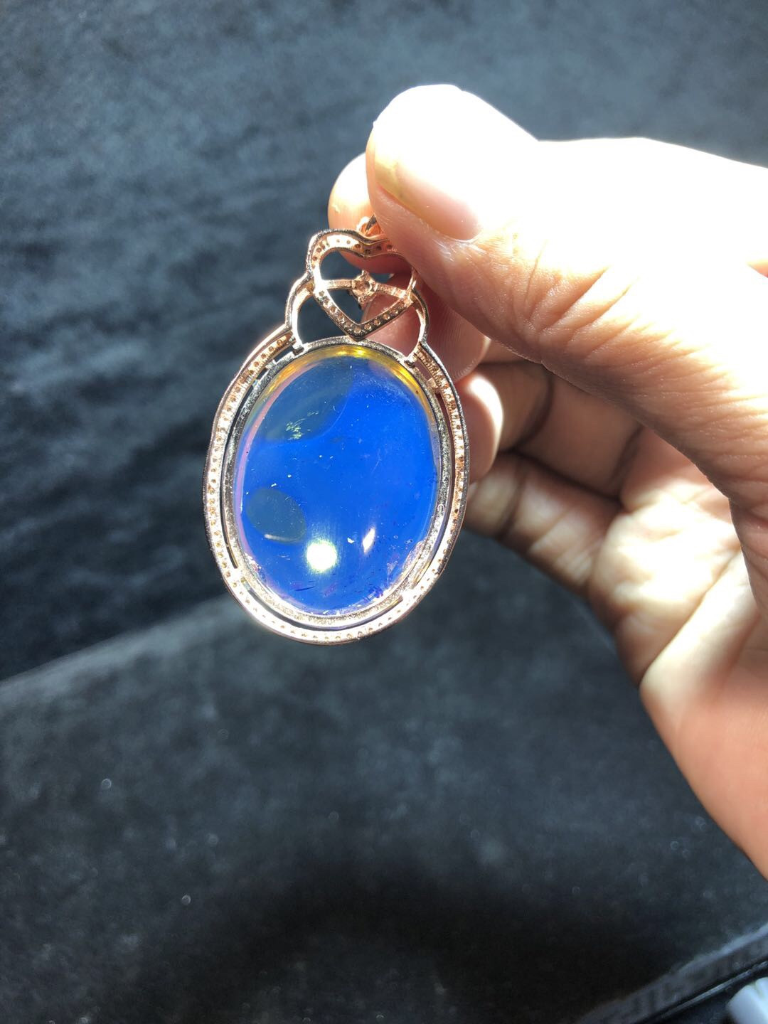 多米尼加蓝珀专场 多米尼加蓝珀吊坠