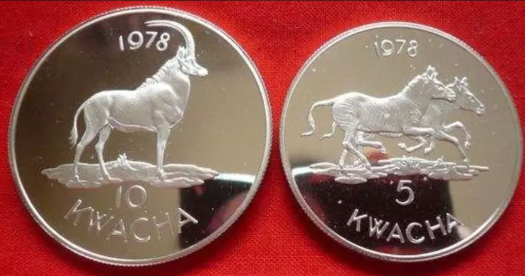 【鲸贝乐淘】★北京国际钱币博览会专场★ 千字文·第“龙师火帝”号拍卖 【精制银币】1978年马拉维珍稀动物纪念币-精制银币一对