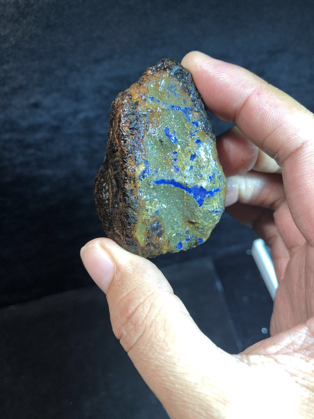 多米尼加蓝珀专场 多米尼加蓝珀红皮原石料