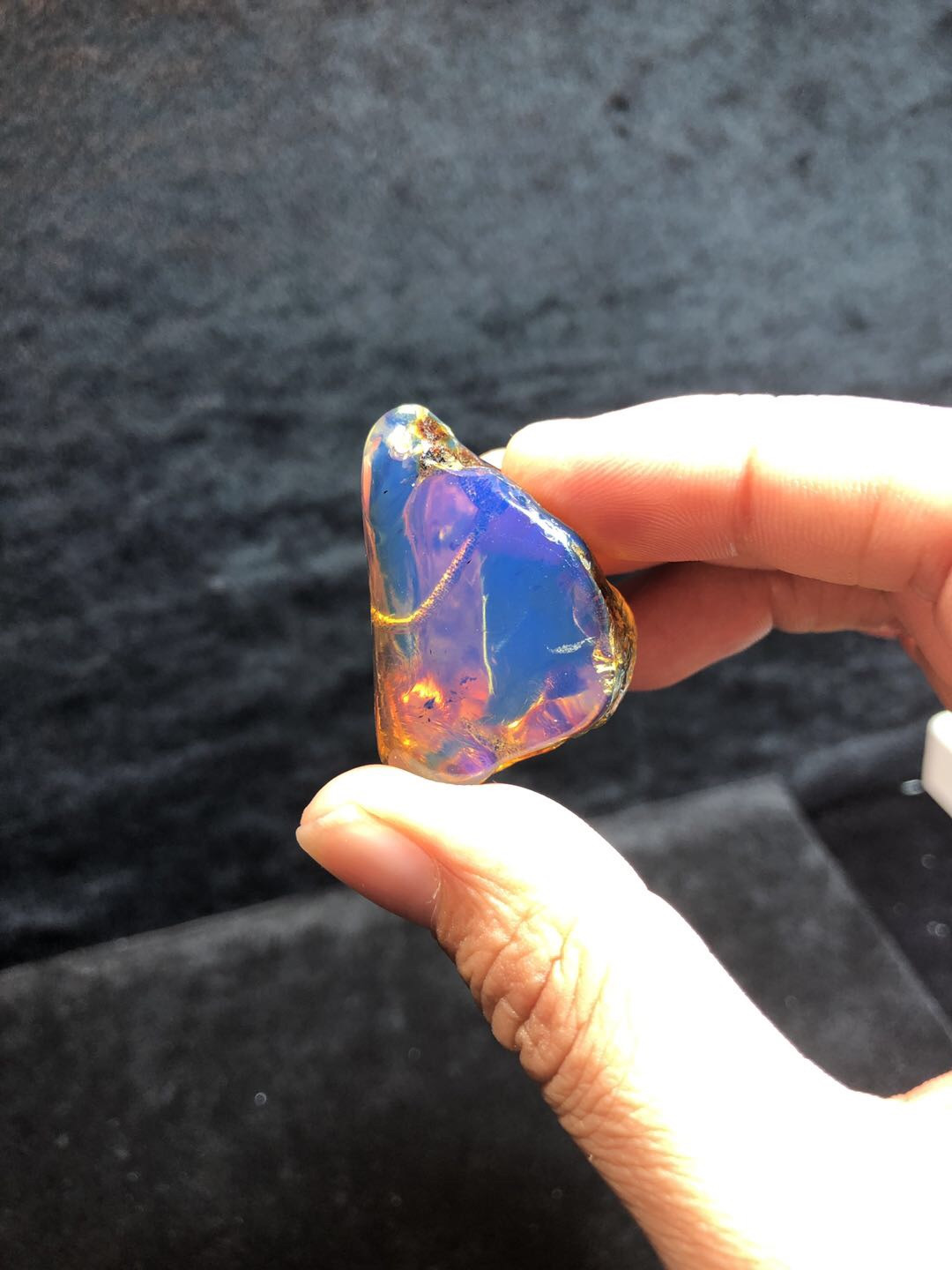 多米尼加蓝珀专场 多米尼加蓝珀植物珀随形吊坠