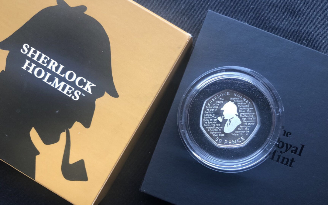 【币观天下】第九十一期钱币拍卖-北京国际钱币展专场 【英国】英国福尔摩斯加厚银币【盒证齐全】