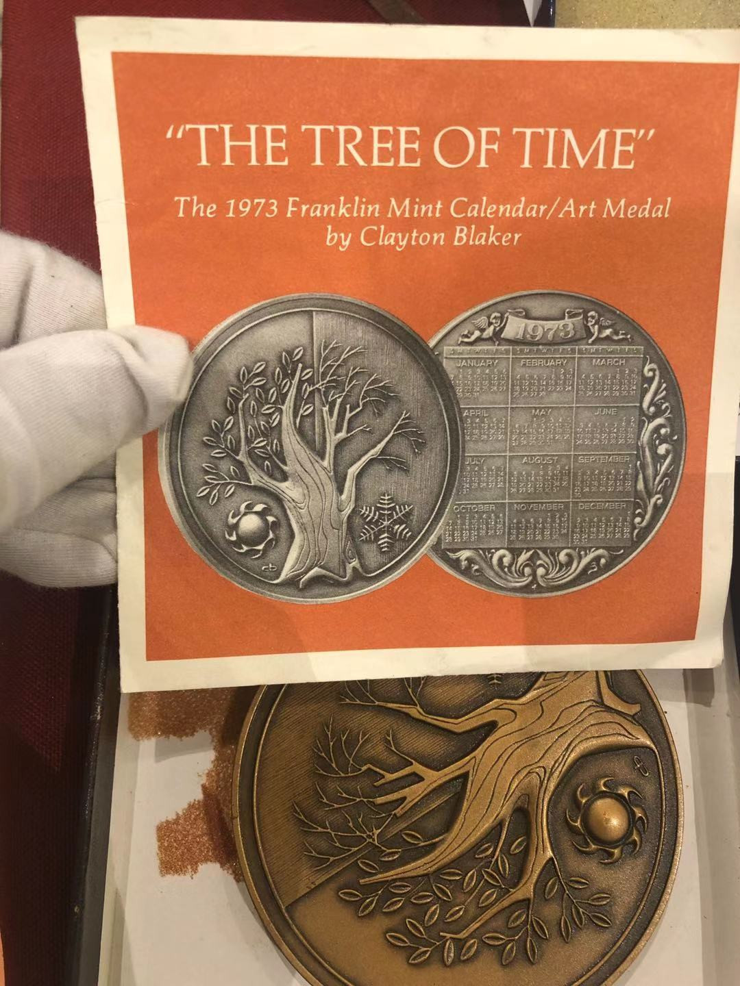 喜迎2019北京国际钱币博览会，法国艺术麦朵尔拍卖 1973生命之树