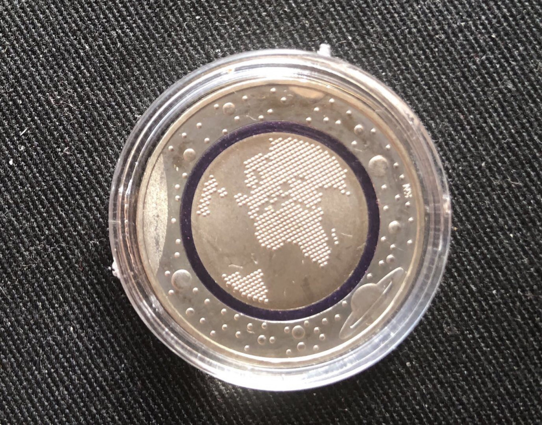 【币观天下】第九十一期钱币拍卖-北京国际钱币展专场 【德国】【获奖币】德国镶嵌塑料5欧元纪念币首枚【普制】