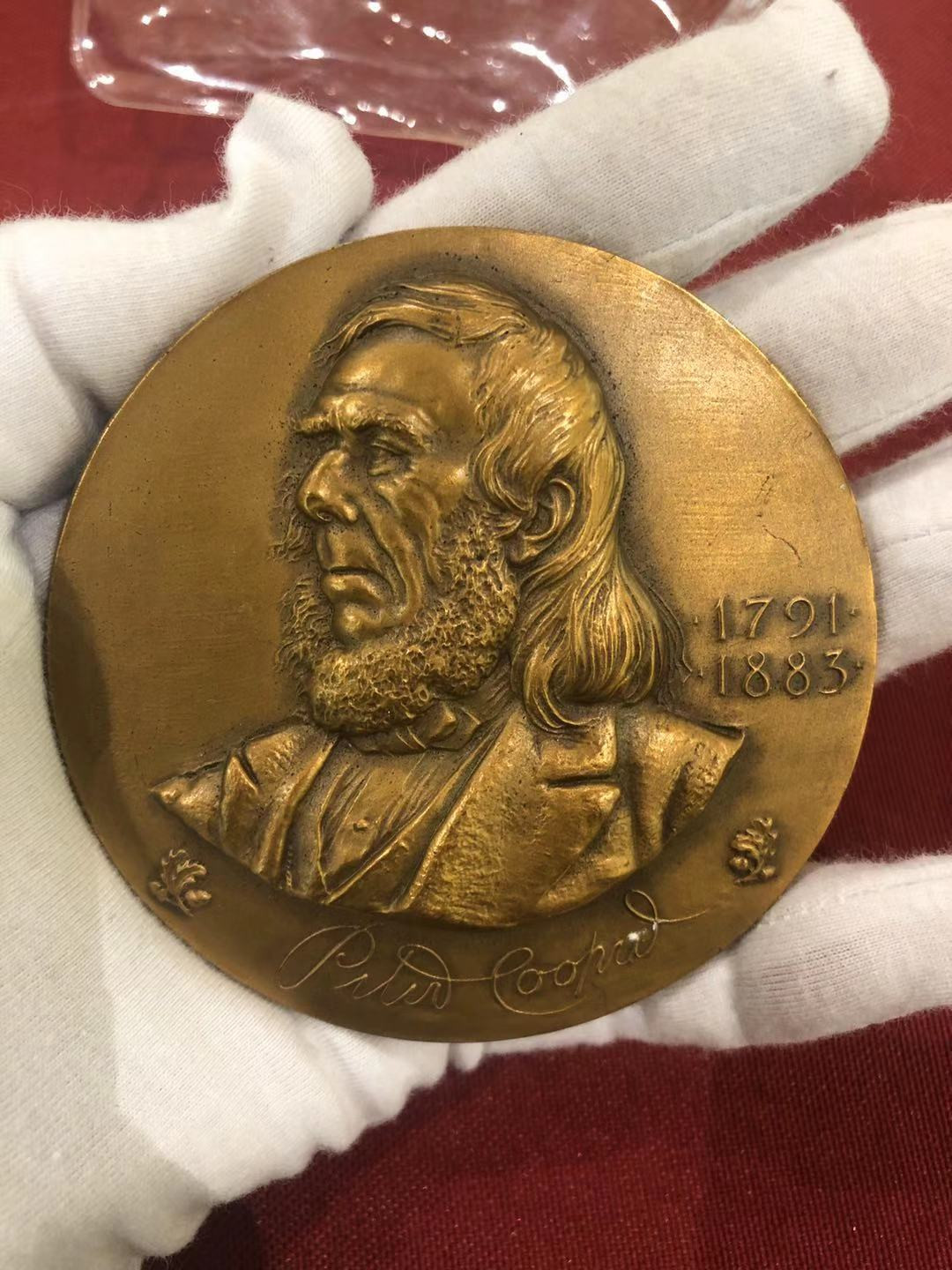 喜迎2019北京国际钱币博览会，法国艺术麦朵尔拍卖 美国名人堂高浮雕