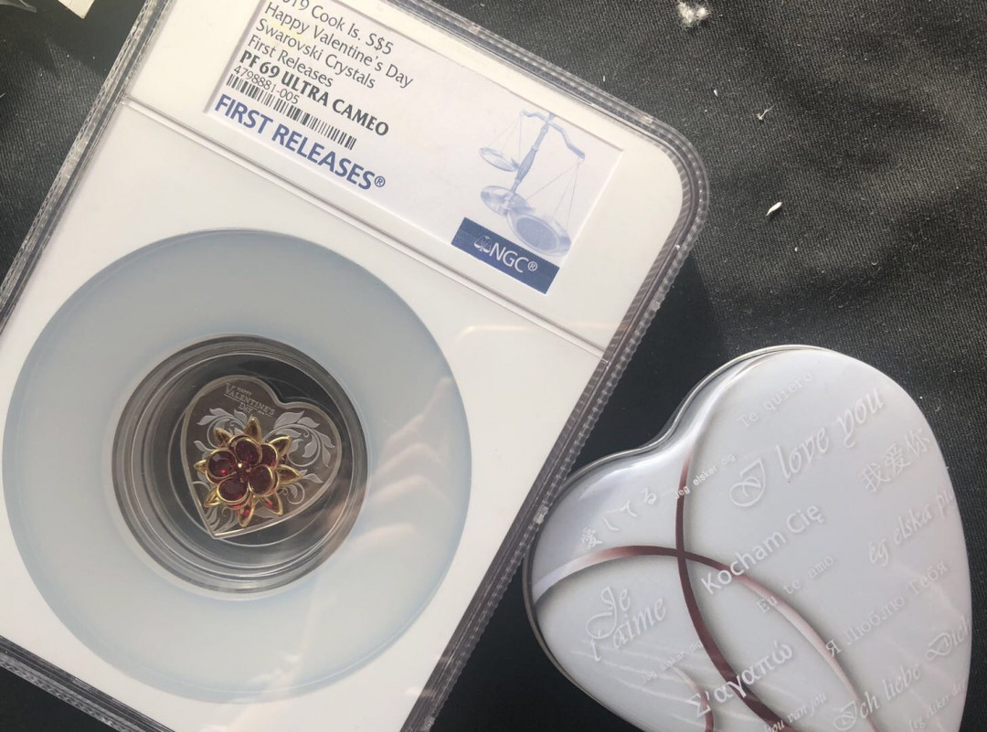 【币观天下】第九十一期钱币拍卖-北京国际钱币展专场 【库克】2019库克情人节【ngc69】