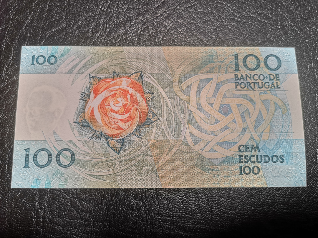 《外钞收藏家》第七十二期拍卖 葡萄牙1987年100 au品相