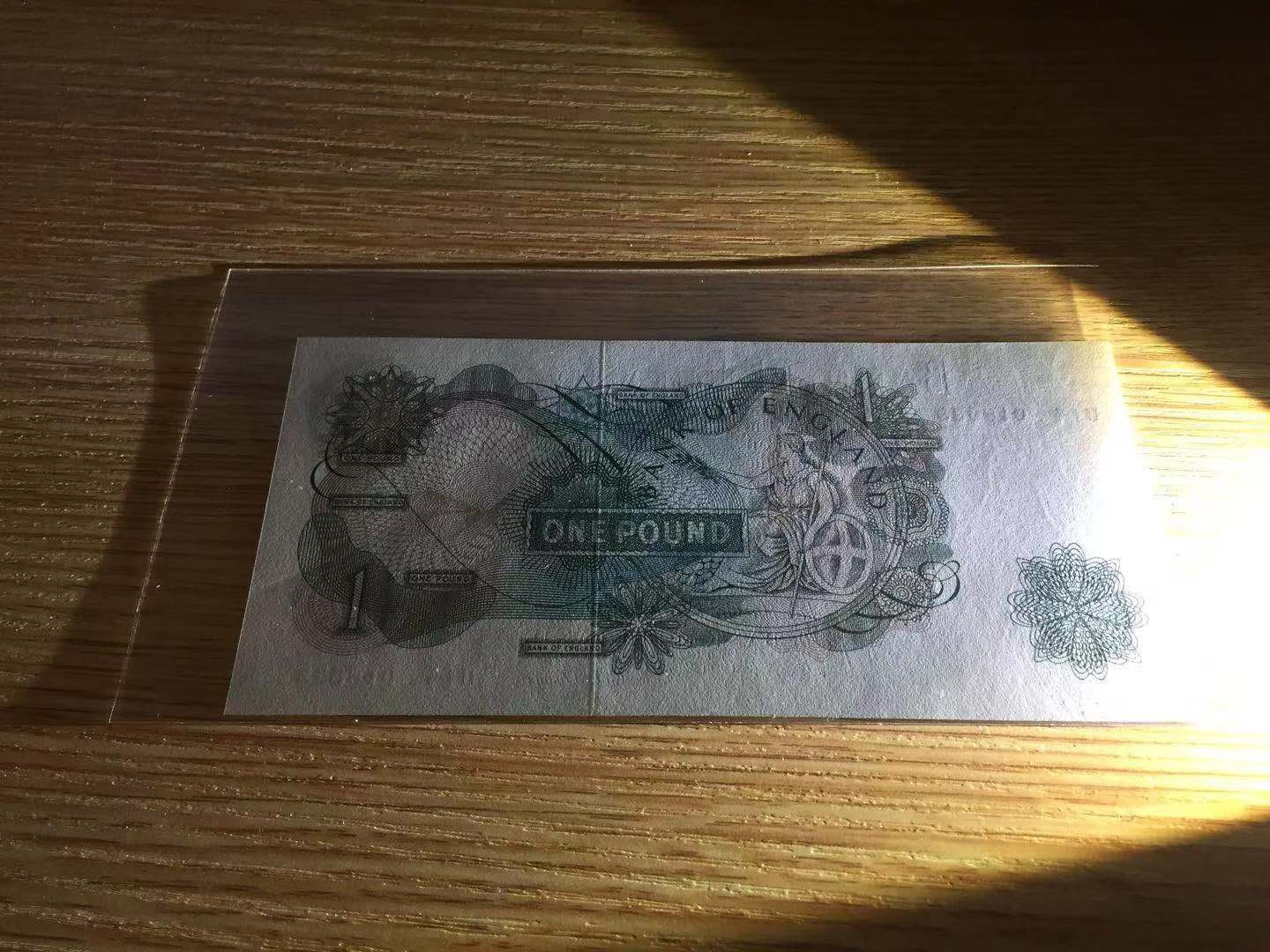 【收藏联盟】第110期拍卖——悠远岛歌 【英镑一组6张】英国 C序列 1镑 5张UNC 1张AU 4种不同签名