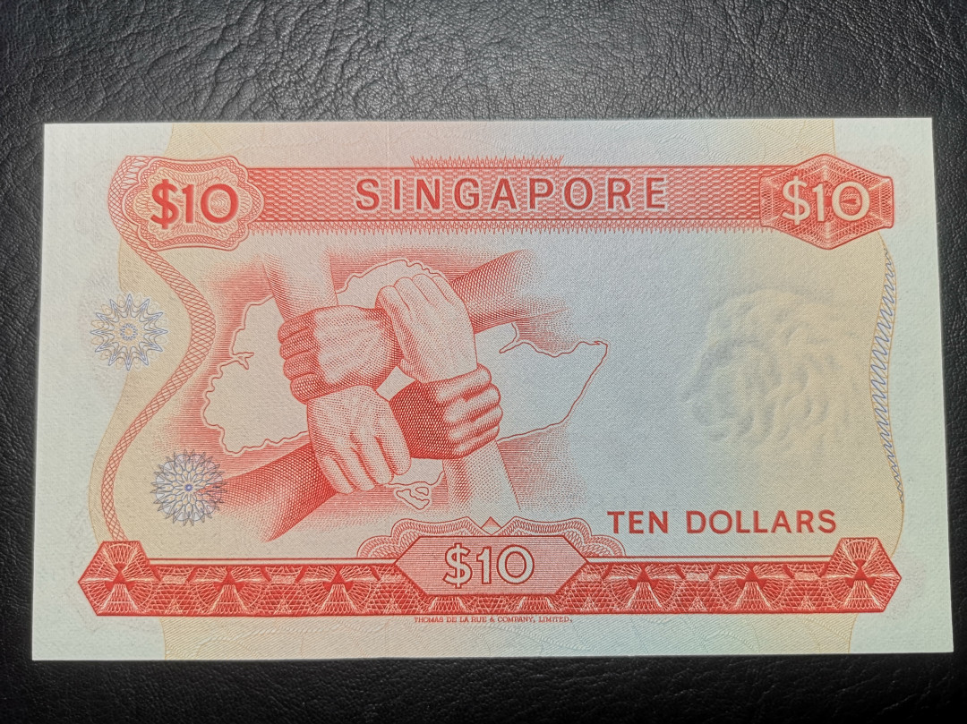 《外钞收藏家》第七十二期拍卖 新加坡花版10元 unc-