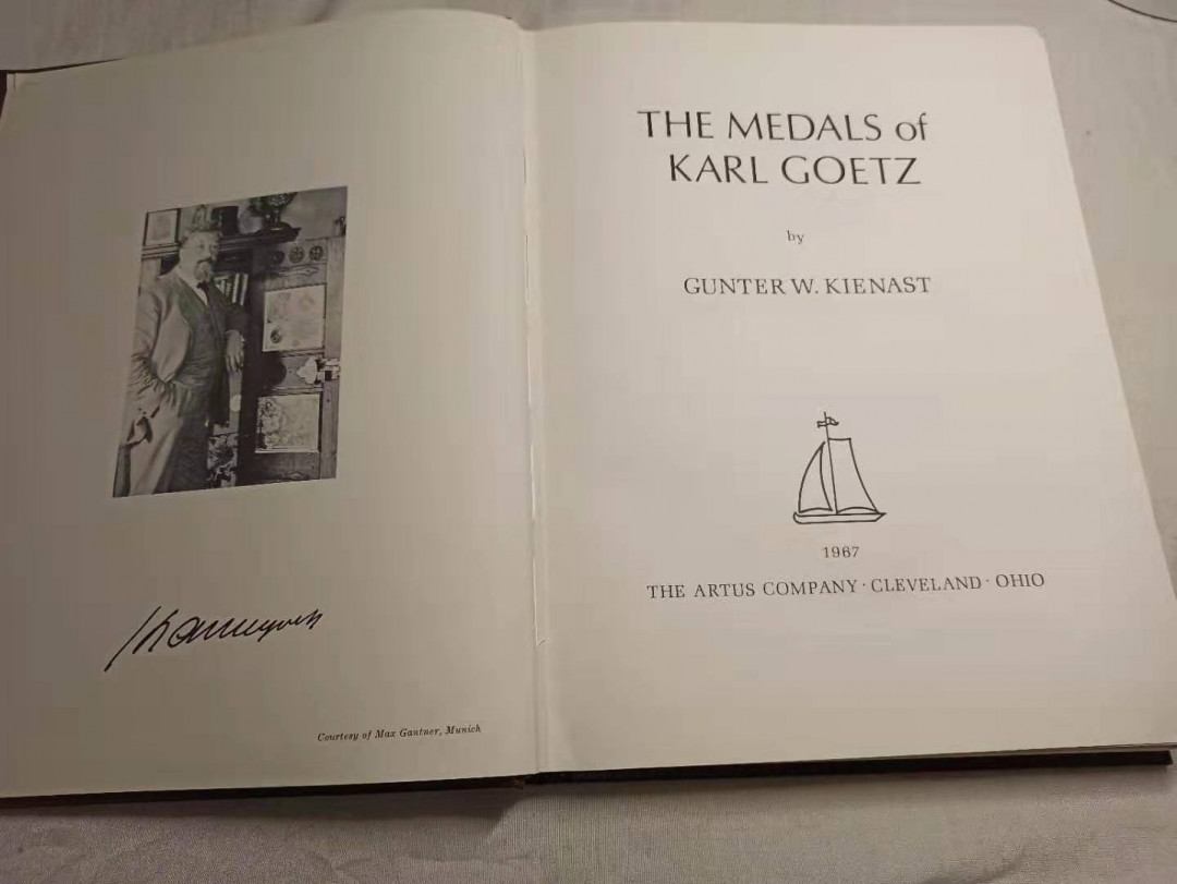 【德藏】世界币章目录书籍专场拍卖 卡尔哥茨币章目录 The medals of Karl Goetz 原版绝版 