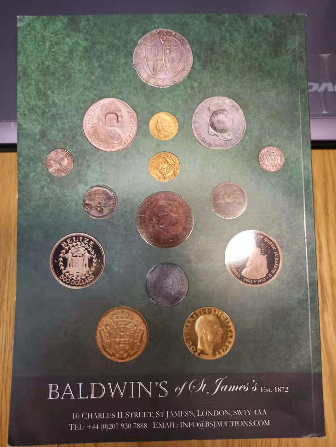 【德藏】世界币章目录书籍专场拍卖 Baldwin's往期拍卖图录一本