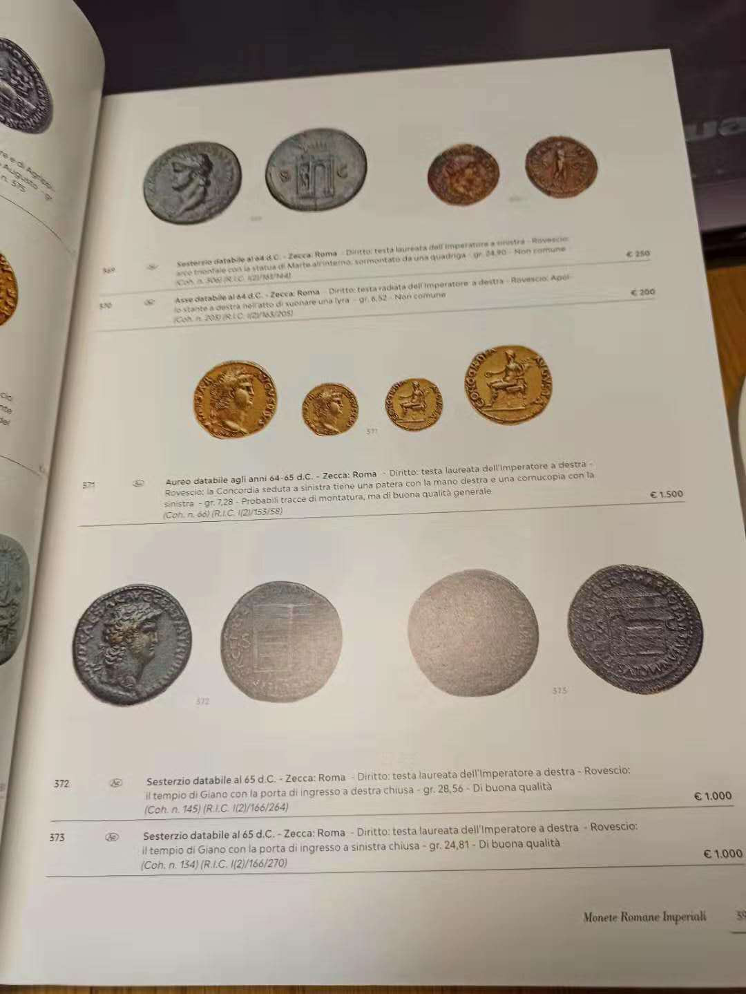 【德藏】世界币章目录书籍专场拍卖 意大利拍卖往期图录一本