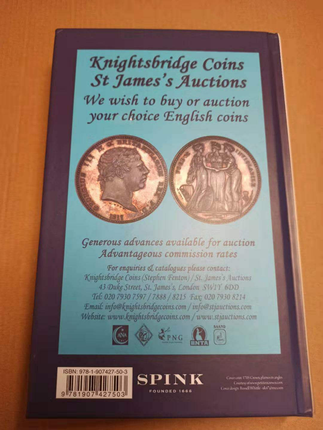 【德藏】世界币章目录书籍专场拍卖 英国银币目录(1649-)