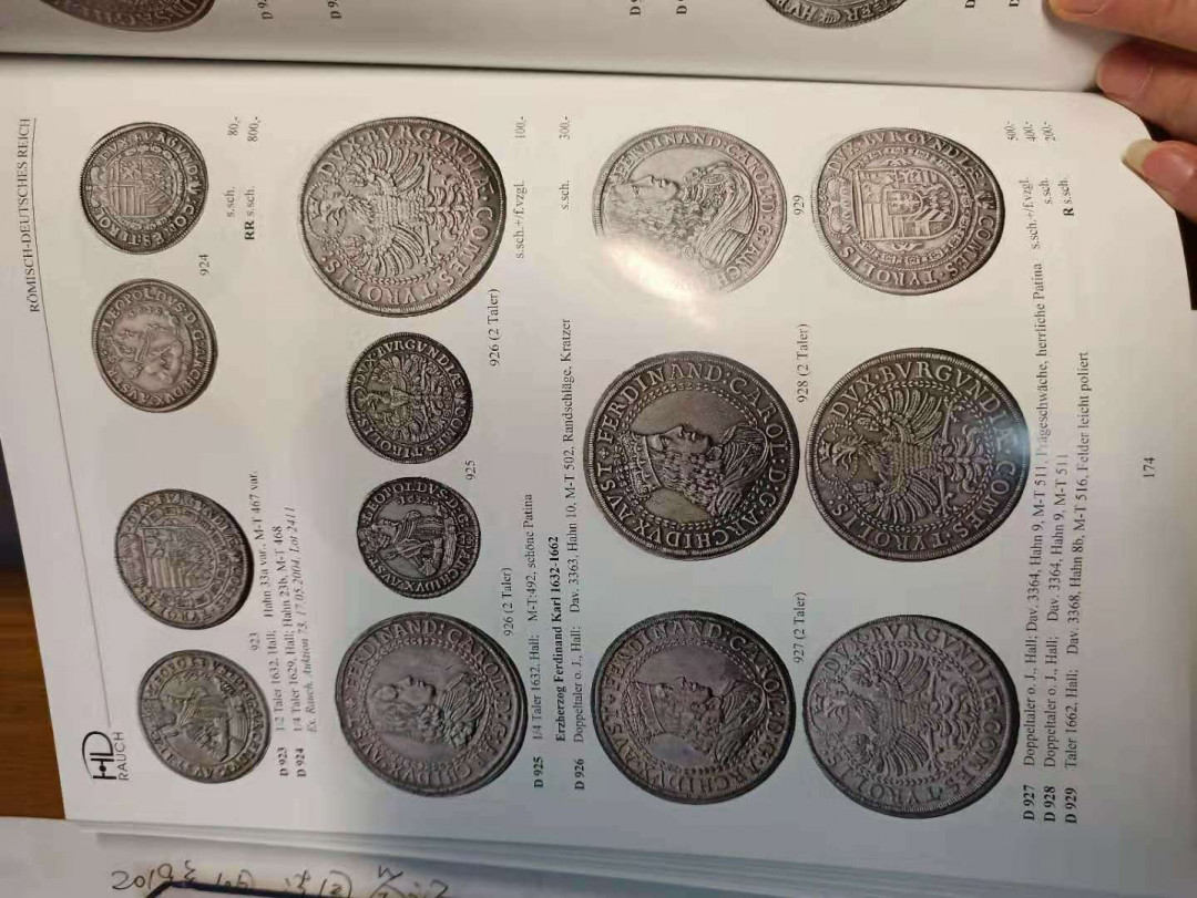 【德藏】世界币章目录书籍专场拍卖 HD Rauch往期拍卖图录一本