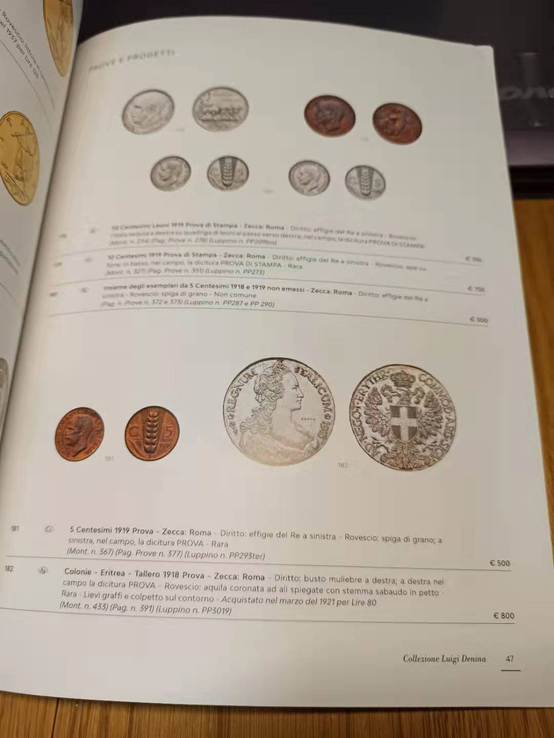 【德藏】世界币章目录书籍专场拍卖 意大利拍卖往期图录一本