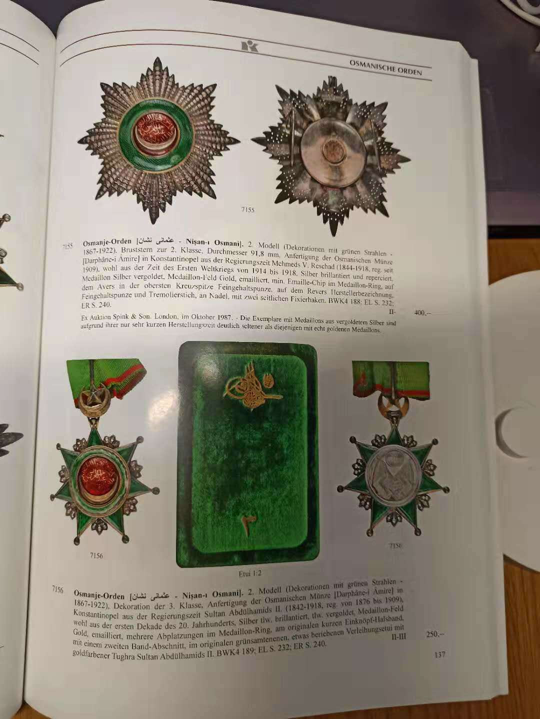 【德藏】世界币章目录书籍专场拍卖 昆克勋章拍卖往期图录一本