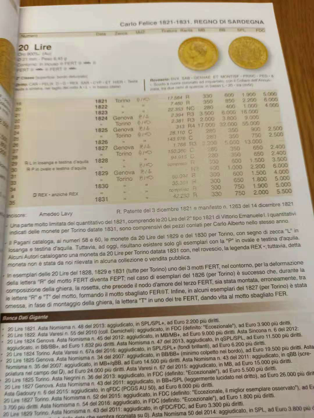 【德藏】世界币章目录书籍专场拍卖 意大利钱币目录2018年版