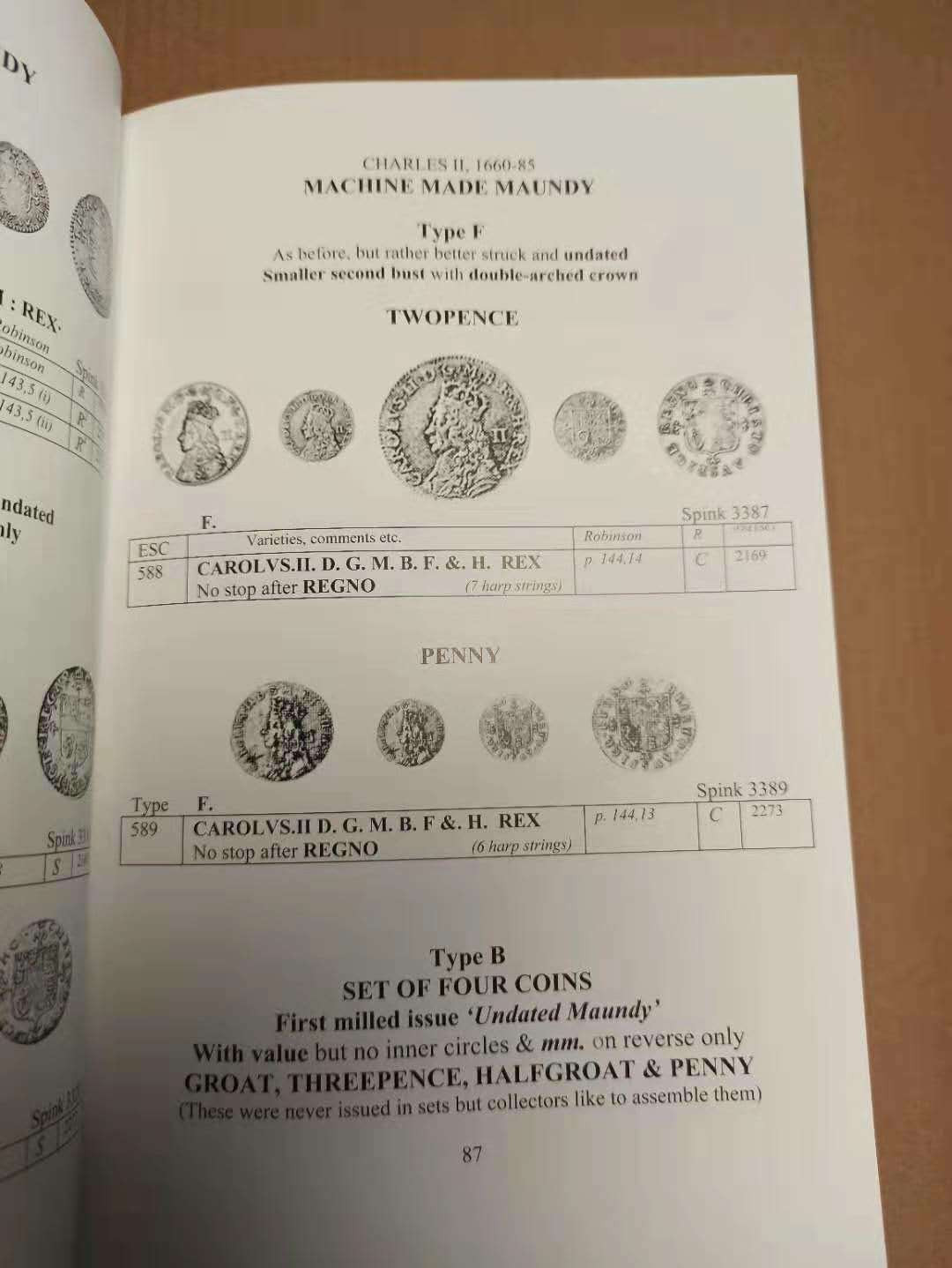 【德藏】世界币章目录书籍专场拍卖 英国银币目录(1649-)