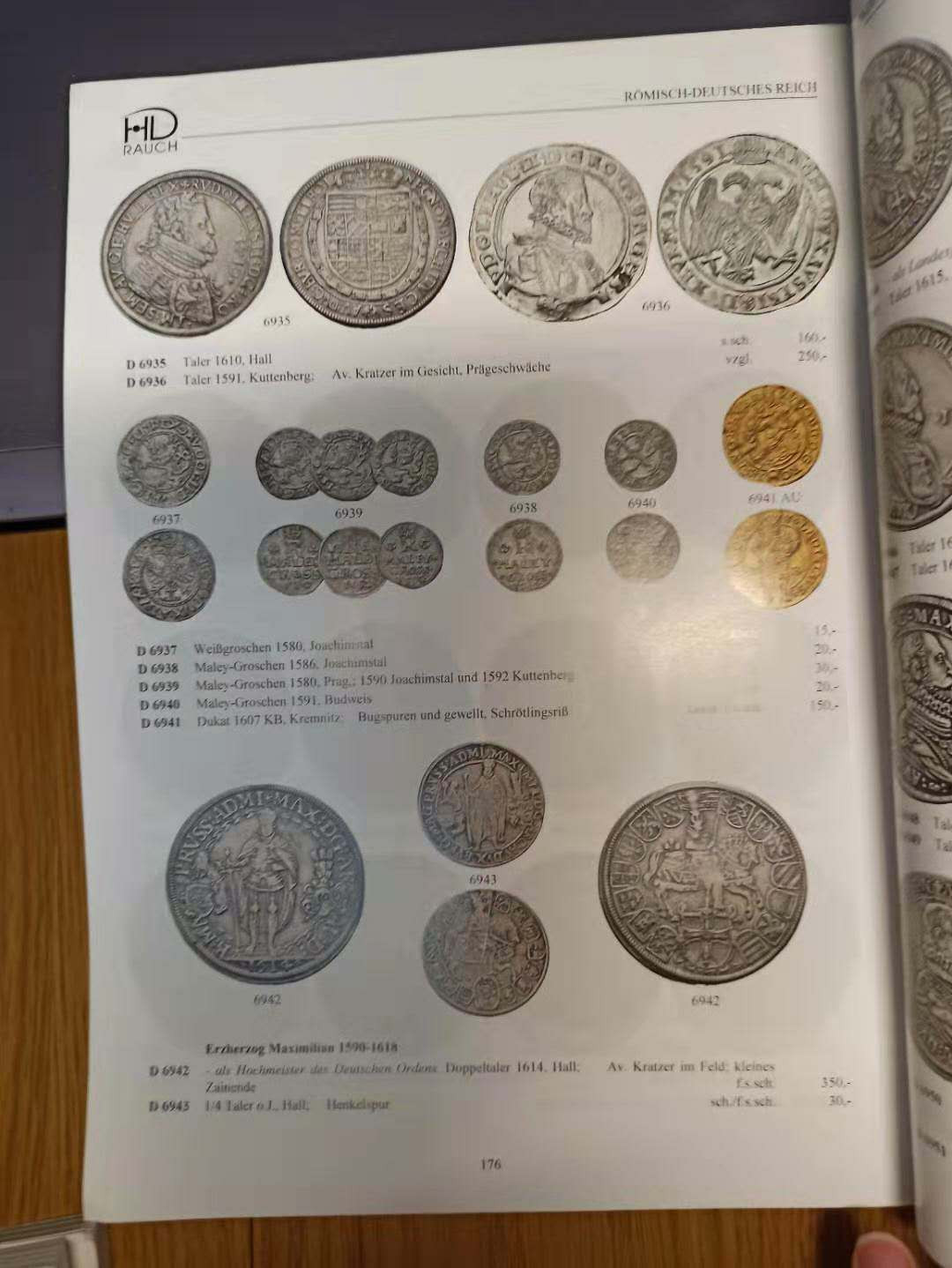 【德藏】世界币章目录书籍专场拍卖 HD Rauch往期拍卖图录一本