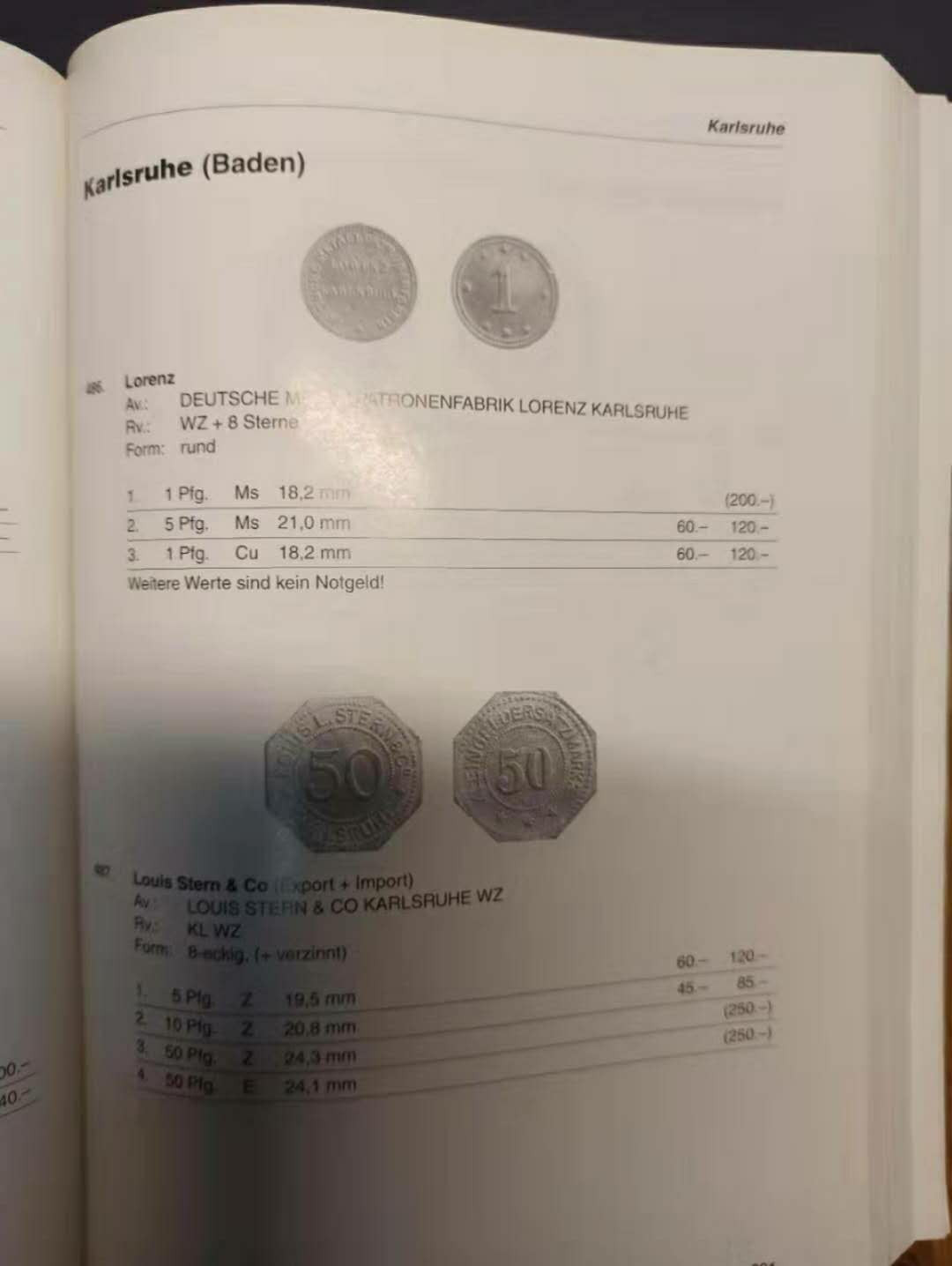 【德藏】世界币章目录书籍专场拍卖 德国紧急通货膨胀时期私铸币目录 老版芬克目录第三册