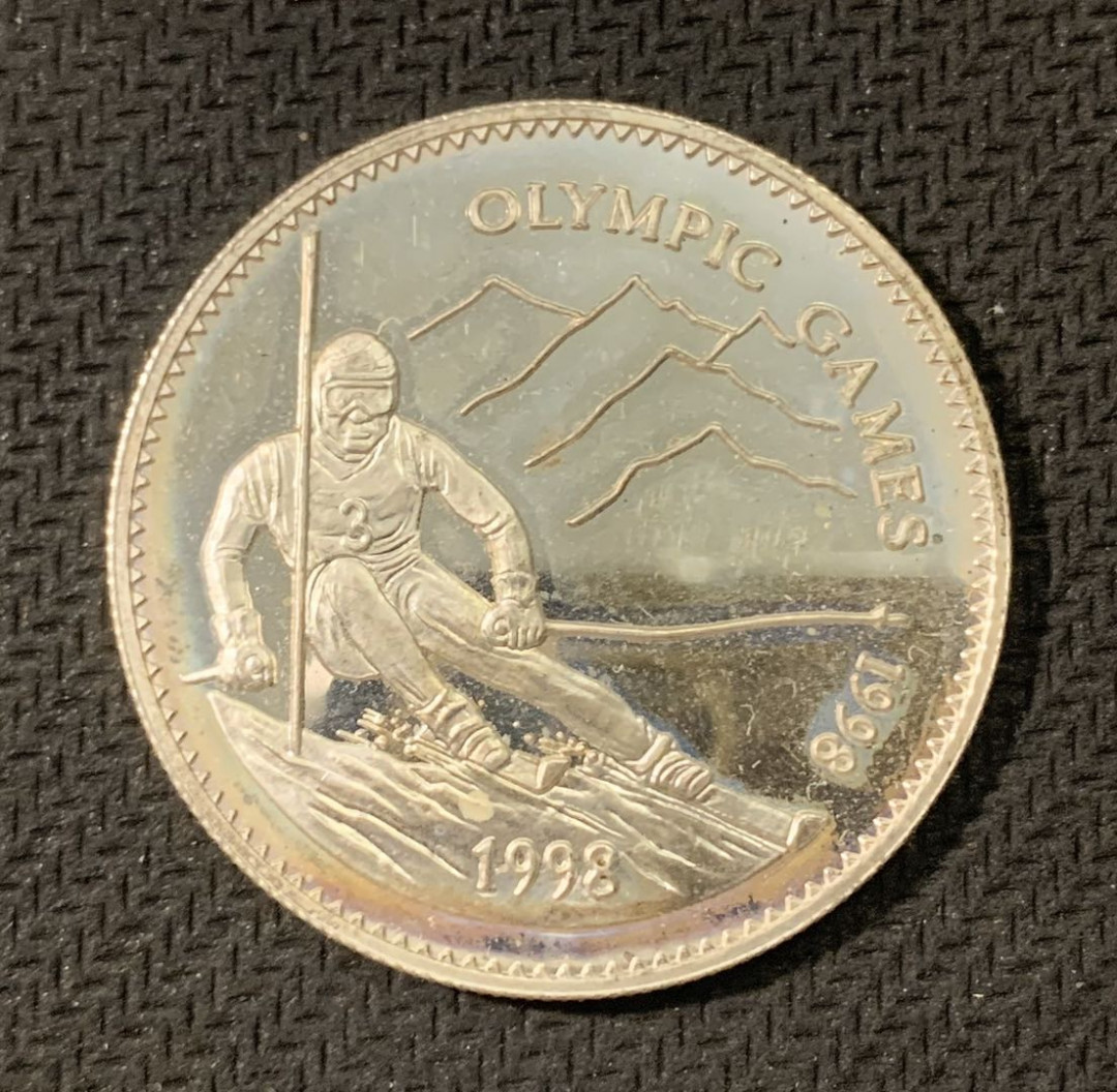 紫瑗钱币—微拍第二期 CICE特别场 外国现代银币 蒙古 1998年 奥运会 500图格里 银币 15克 0.925银