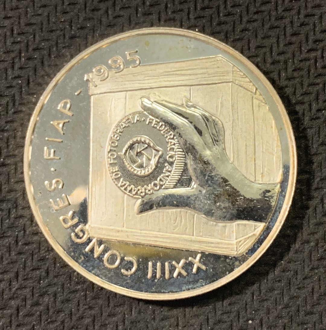 紫瑗钱币—微拍第二期 CICE特别场 外国现代银币 安道尔 1995年 摄影协会 5第纳尔 银币 15克 0.925银