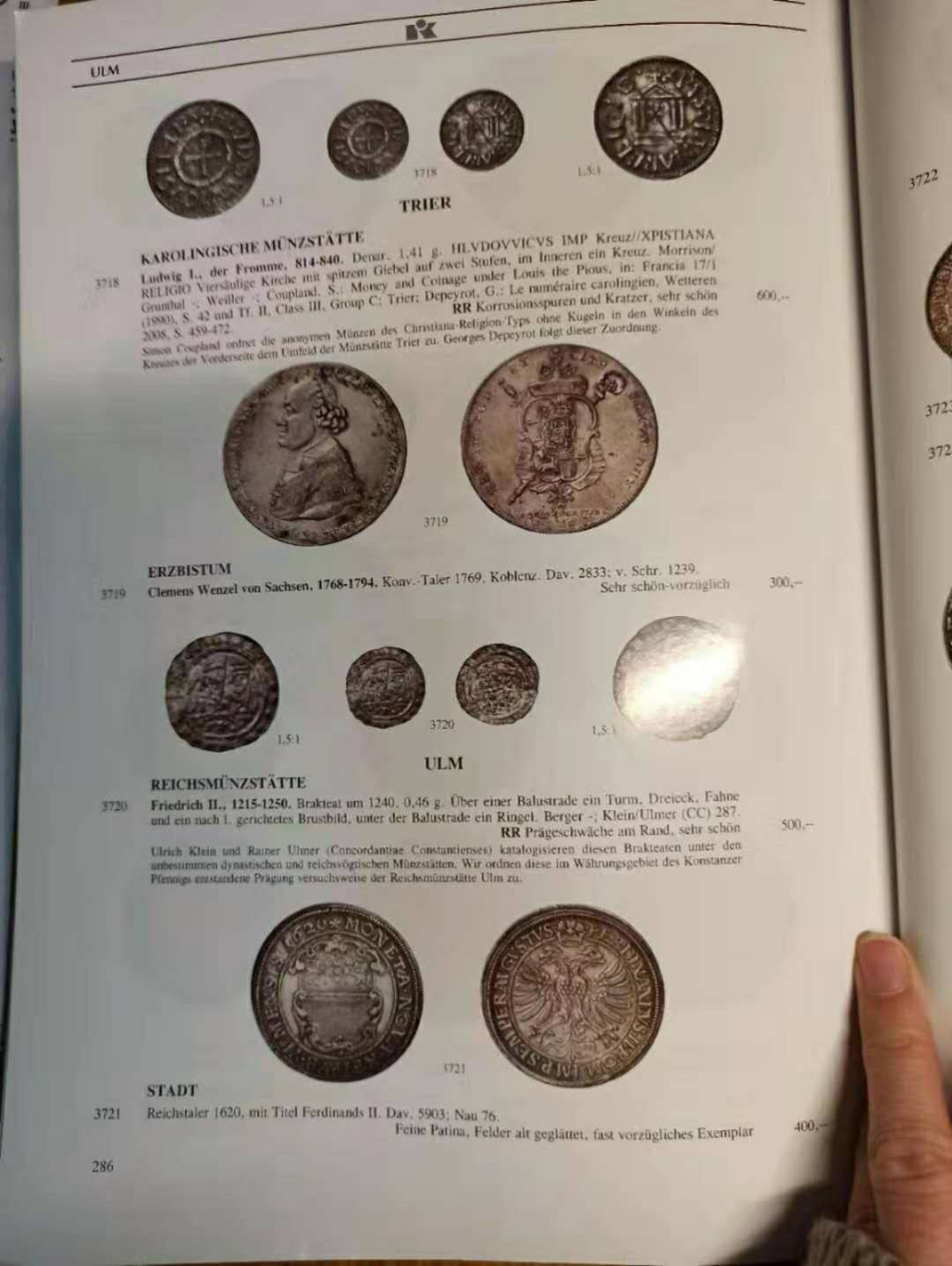 【德藏】世界币章目录书籍专场拍卖 昆克往期拍卖图录一本