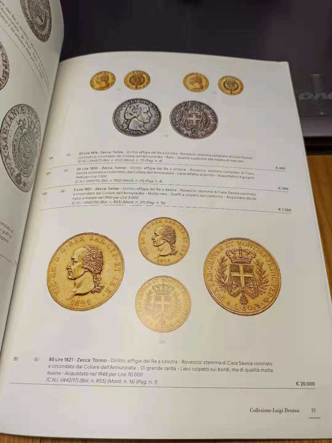 【德藏】世界币章目录书籍专场拍卖 意大利拍卖往期图录一本