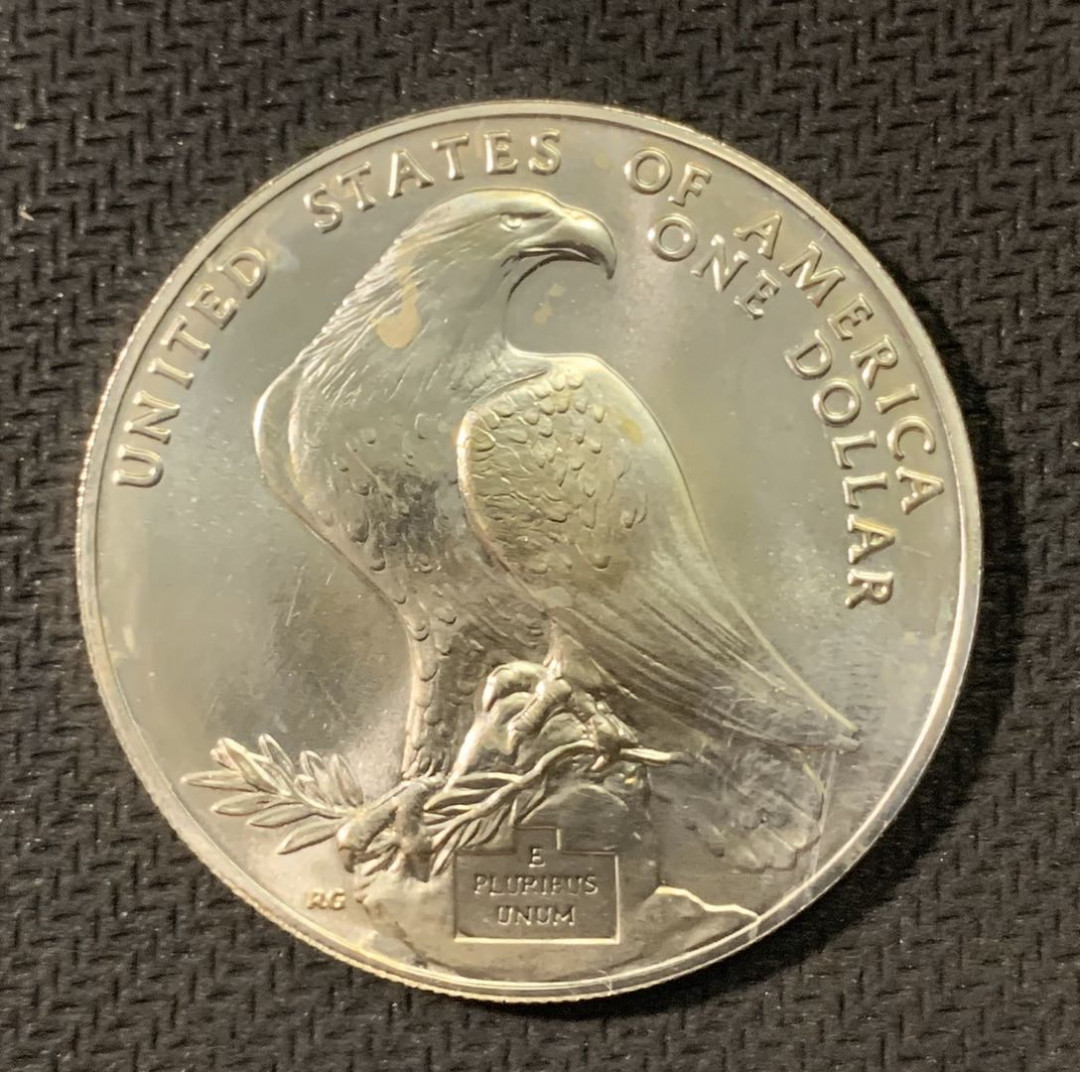 紫瑗钱币—微拍第二期 CICE特别场 外国现代银币 美国 1984年  洛杉矶奥运会 1元 26.73克 0.9银