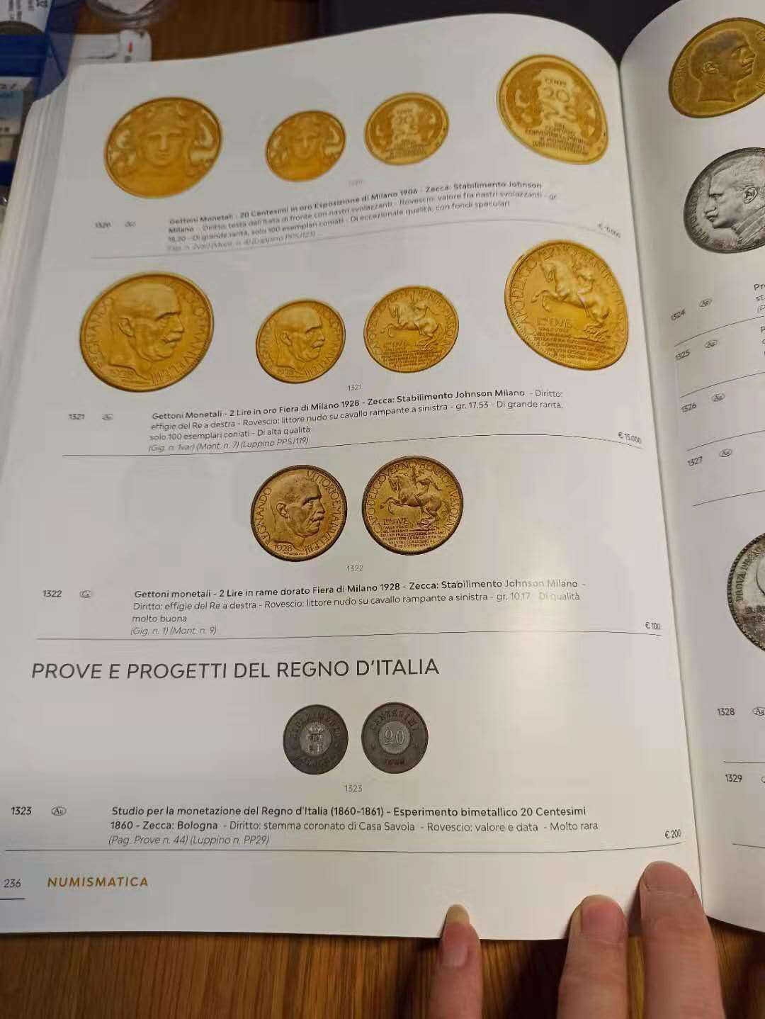 【德藏】世界币章目录书籍专场拍卖 意大利拍卖往期图录一本