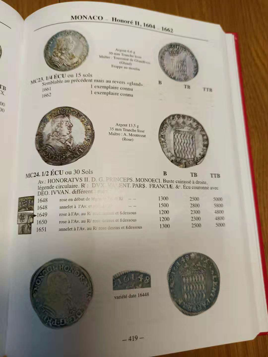 【德藏】世界币章目录书籍专场拍卖 法国硬币目录