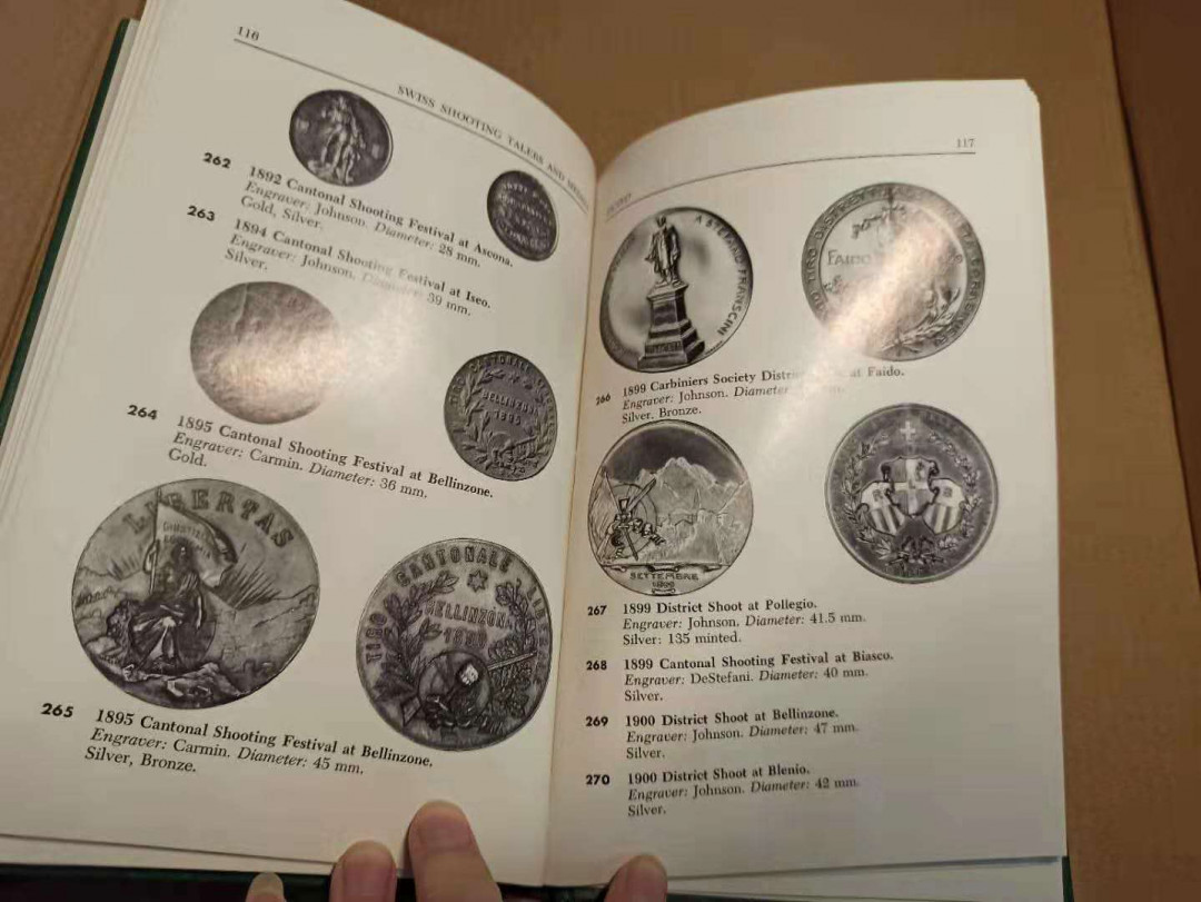 【德藏】世界币章目录书籍专场拍卖 瑞士射击节泰勒和纪念章