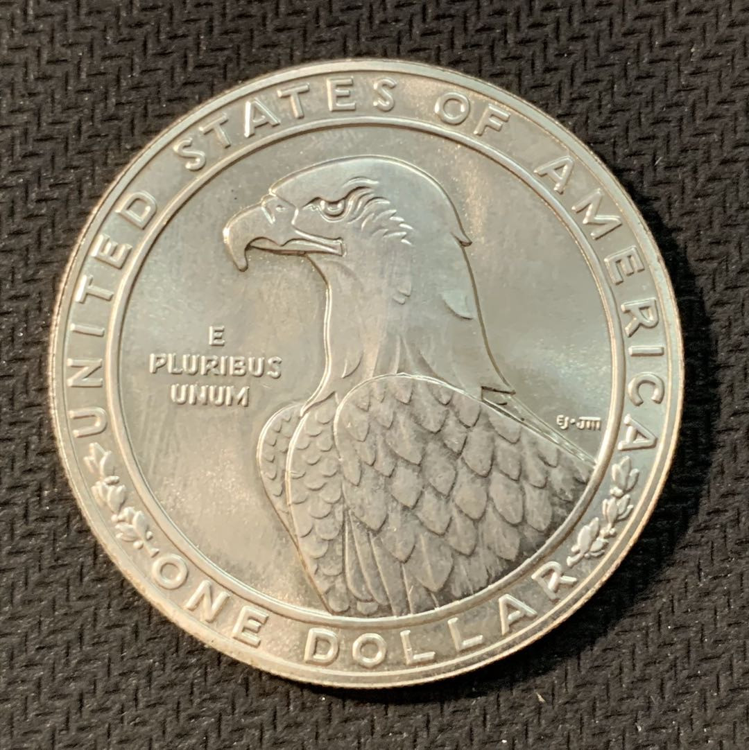 紫瑗钱币—微拍第三期  美国 1983年  洛杉矶奥运会 1元 银币 26.73克 0.9银