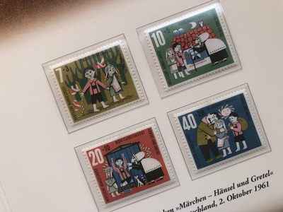 【随心&Getcoins】现代金银币拍卖四十一期 【德国】糖果屋镀银章+戳+邮票套装册秒杀