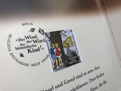 【随心&Getcoins】现代金银币拍卖四十一期 【德国】糖果屋镀银章+戳+邮票套装册秒杀