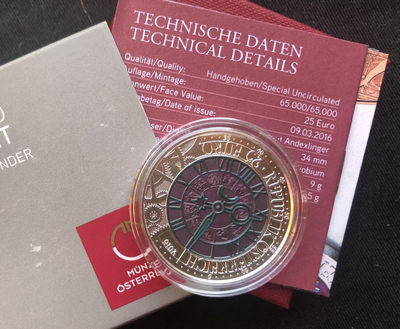 【随心&Getcoins】现代金银币拍卖四十一期 - 【奥地利】奥地利获奖币-银铌币时间