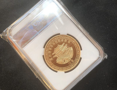 【随心&Getcoins】现代金银币拍卖四十一期 【朝鲜】反美大铜币【信泰评级69】