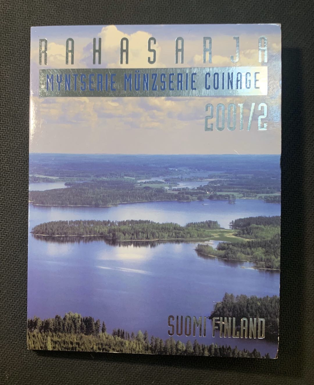 紫瑗钱币—微拍第五期  芬兰 2001年 第二种 流通币 5枚套 原厂卡装