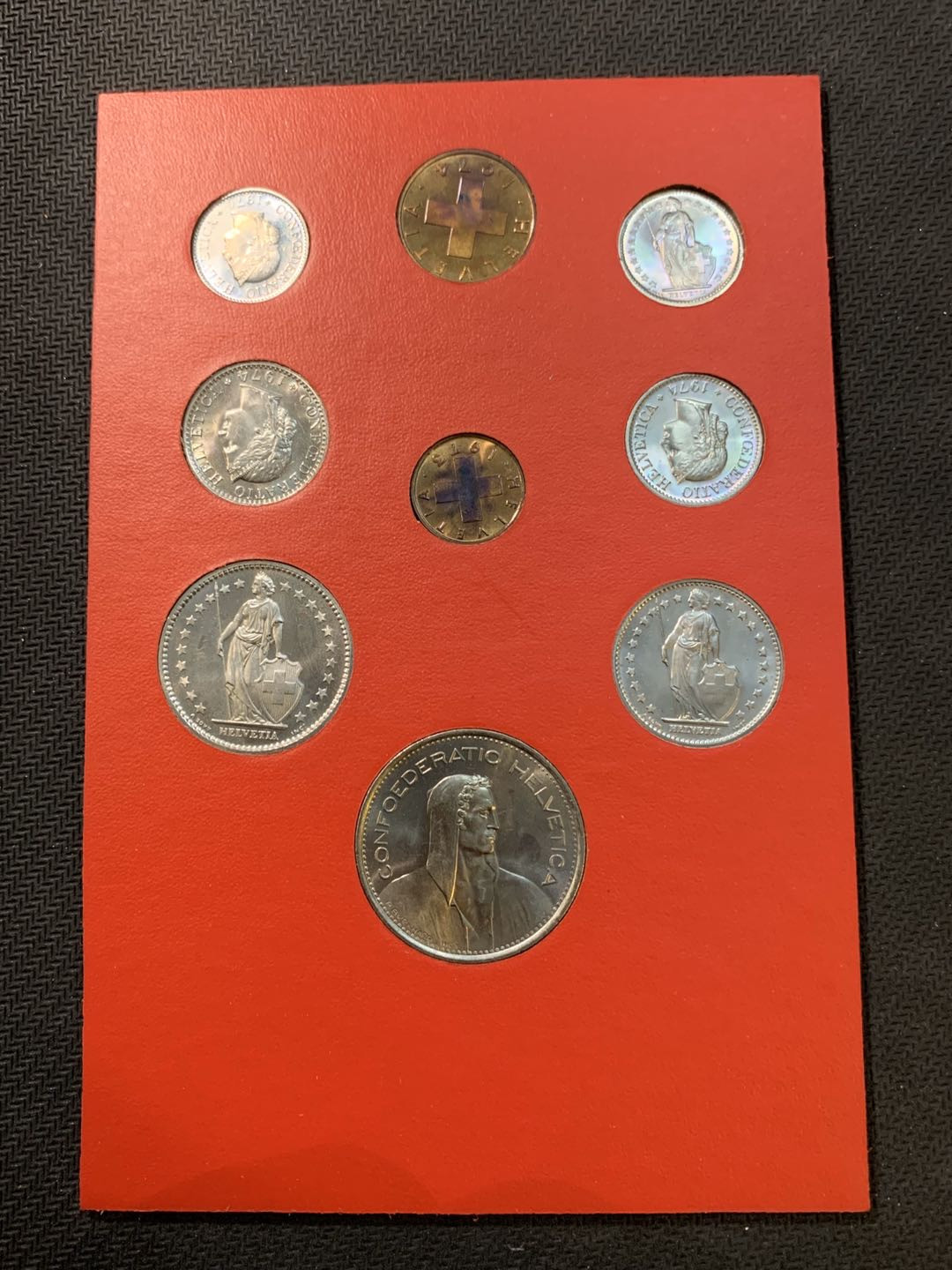 紫瑗钱币—微拍第五期  瑞士 1974年 1分—5法郎 9枚套