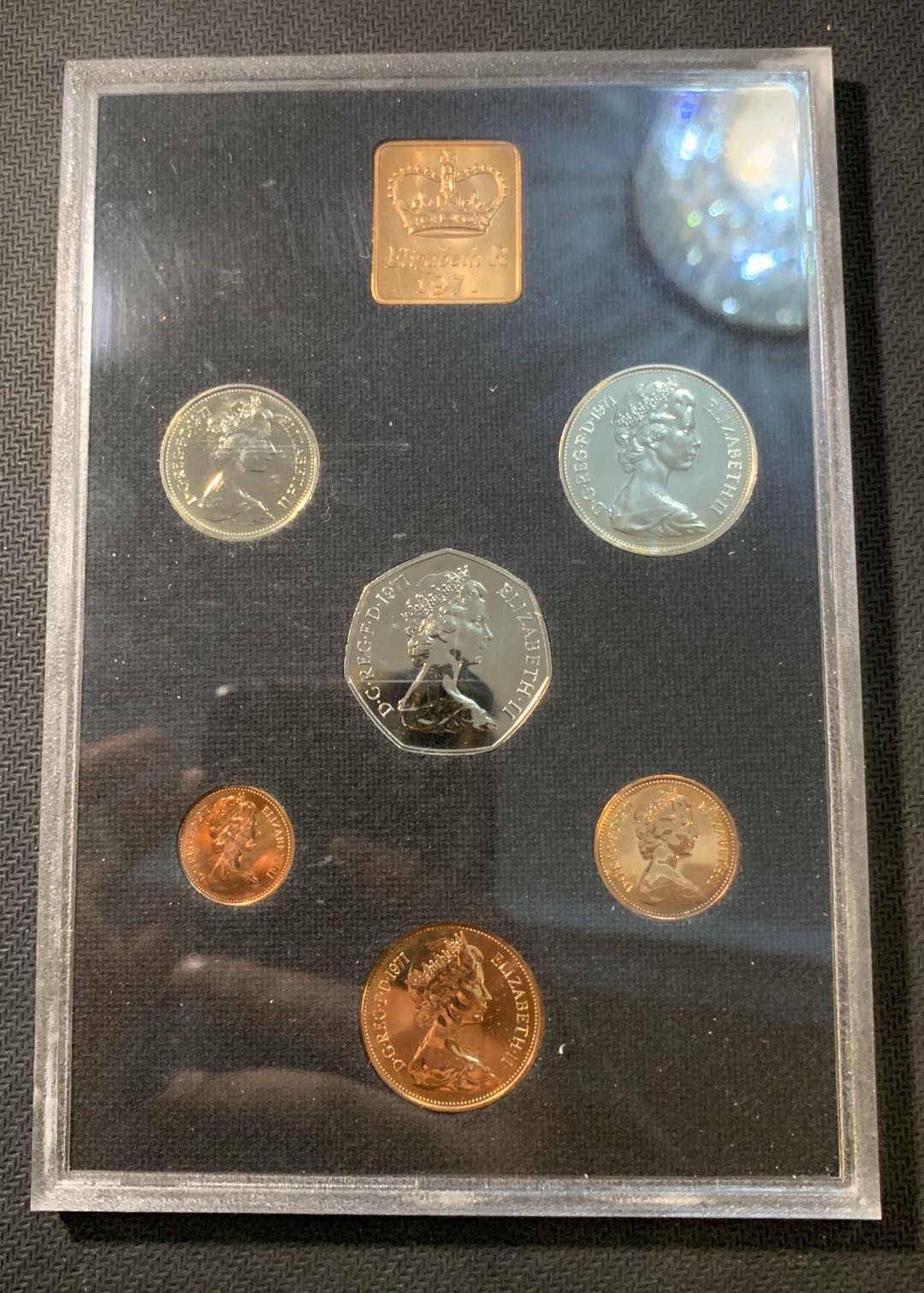 紫瑗钱币—微拍第五期  英国 1971年 6枚套 精制 套装