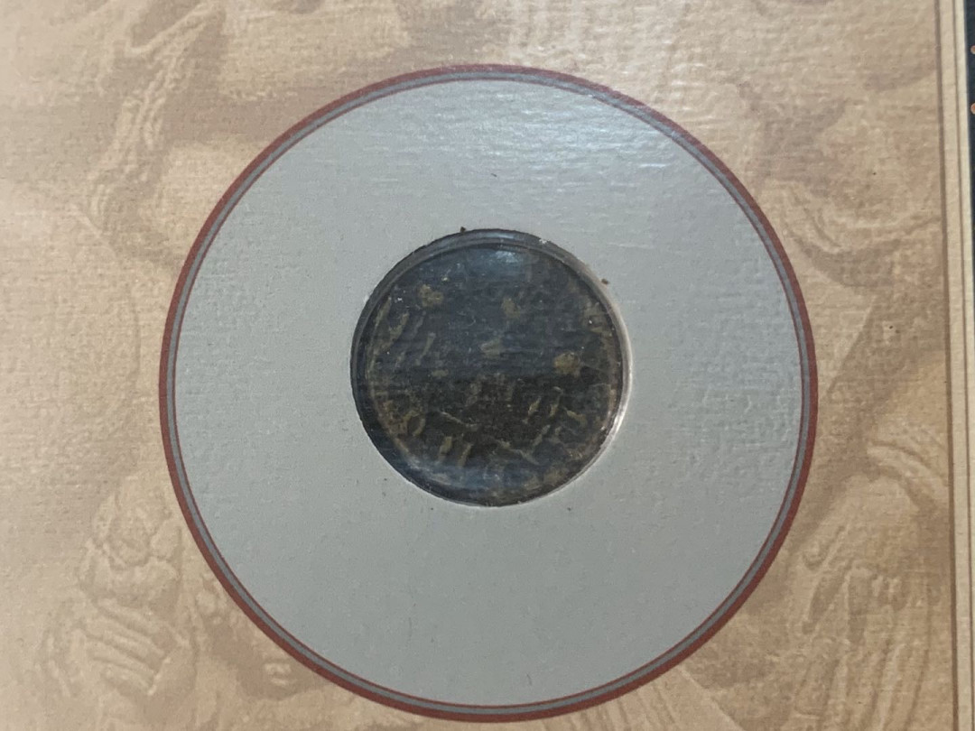 紫瑗钱币—微拍第五期  古希腊 多神教 铜币 一枚 带册