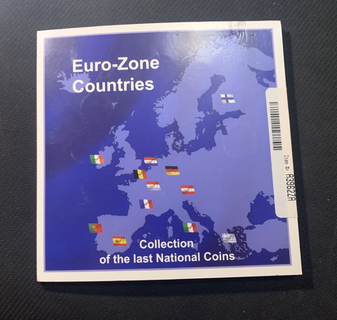 紫瑗钱币—微拍第五期  欧盟 12国 欧元前最后的货币 卡装