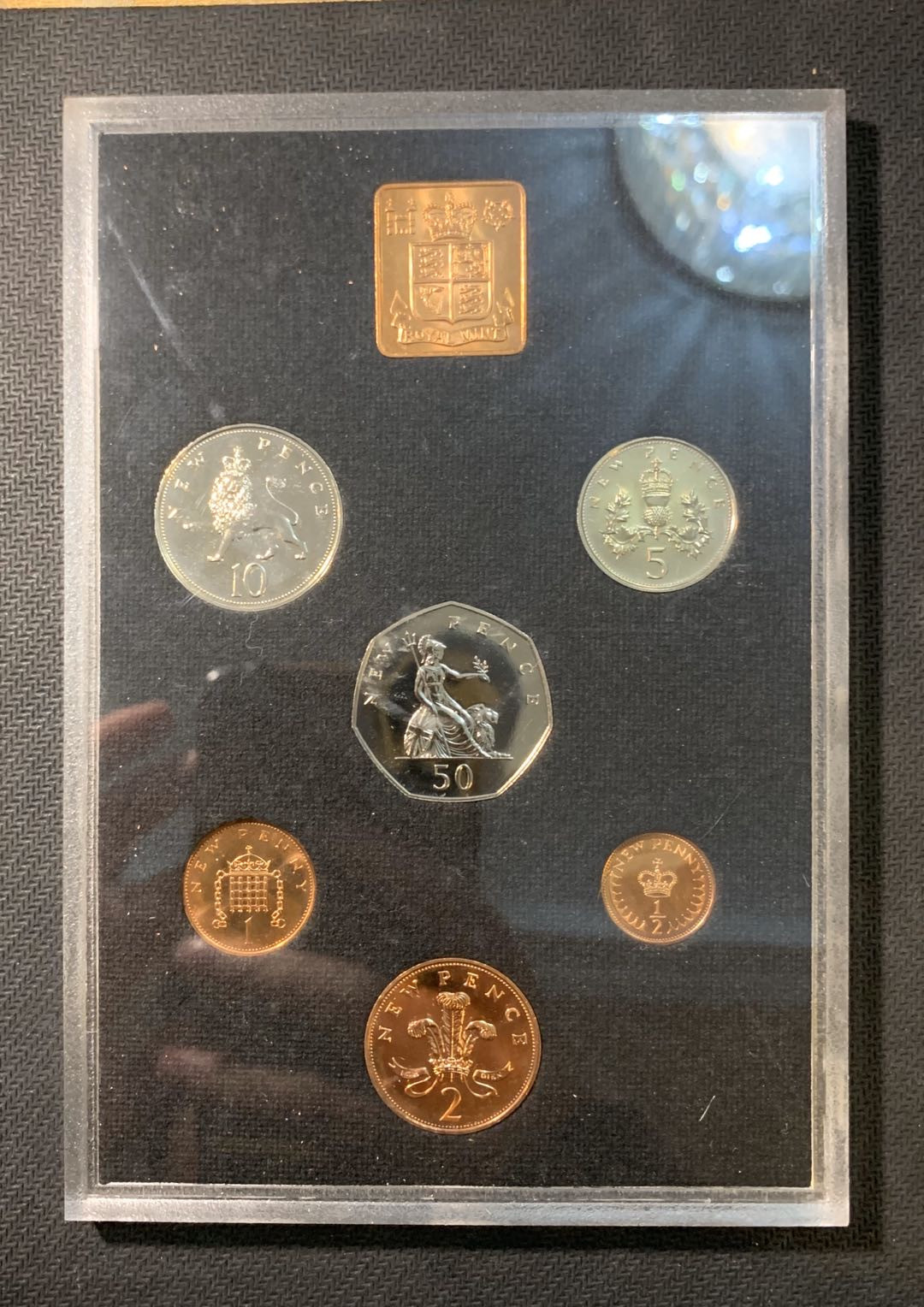 紫瑗钱币—微拍第五期  英国 1971年 6枚套 精制 套装