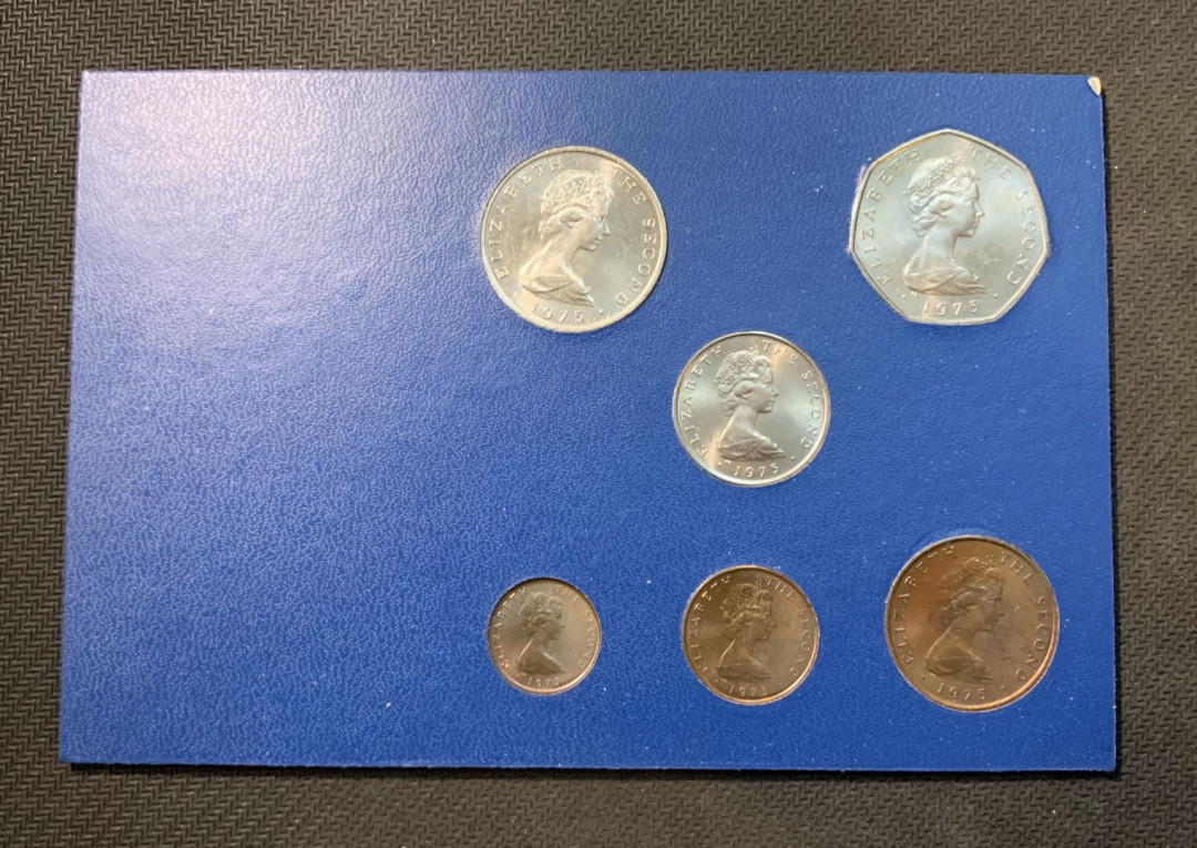 紫瑗钱币—微拍第五期  马恩岛 1975年 1/2—20 便士 6枚套