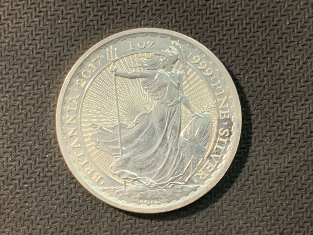 紫瑗钱币—微拍第五期  英国 2017年 2磅 女神 1盎司 银币